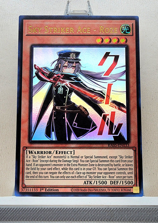Yugioh! 1x Sky Striker Ace - Roze Stamp Artwork (RA05 - Ultra Rare) 1st Edition