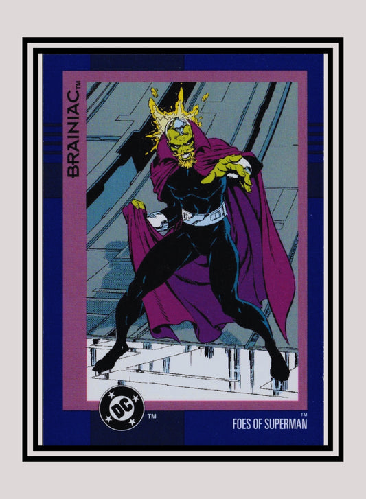 DC! 1x Brainiac - Base (#133 - 1993 Skybox DC Cosmic Teams)