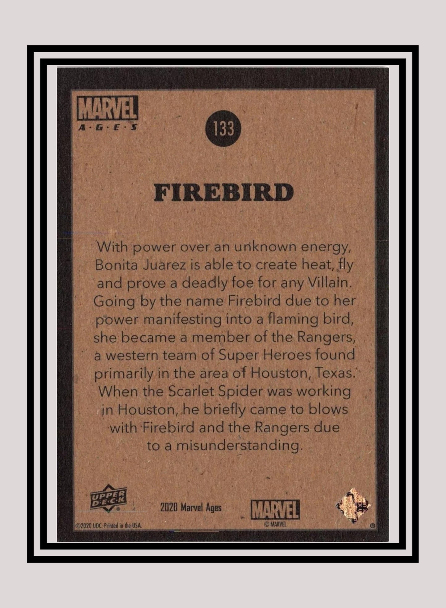 Marvel! 1x Firebird - Base (#133 - 2020 Upper Deck Marvel Ages)