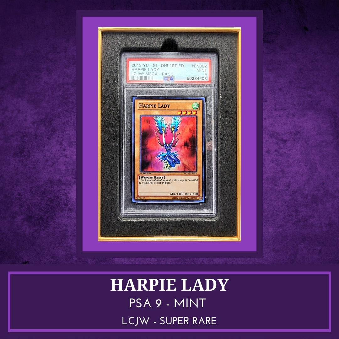 Yugioh! 1x Harpie Lady PSA 9 (LCJW - Super Rare)