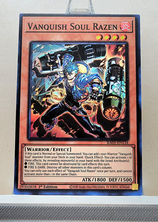 Yugioh! 1x Vanquish Soul Razen (RA05 - Super Rare) 1st Edition