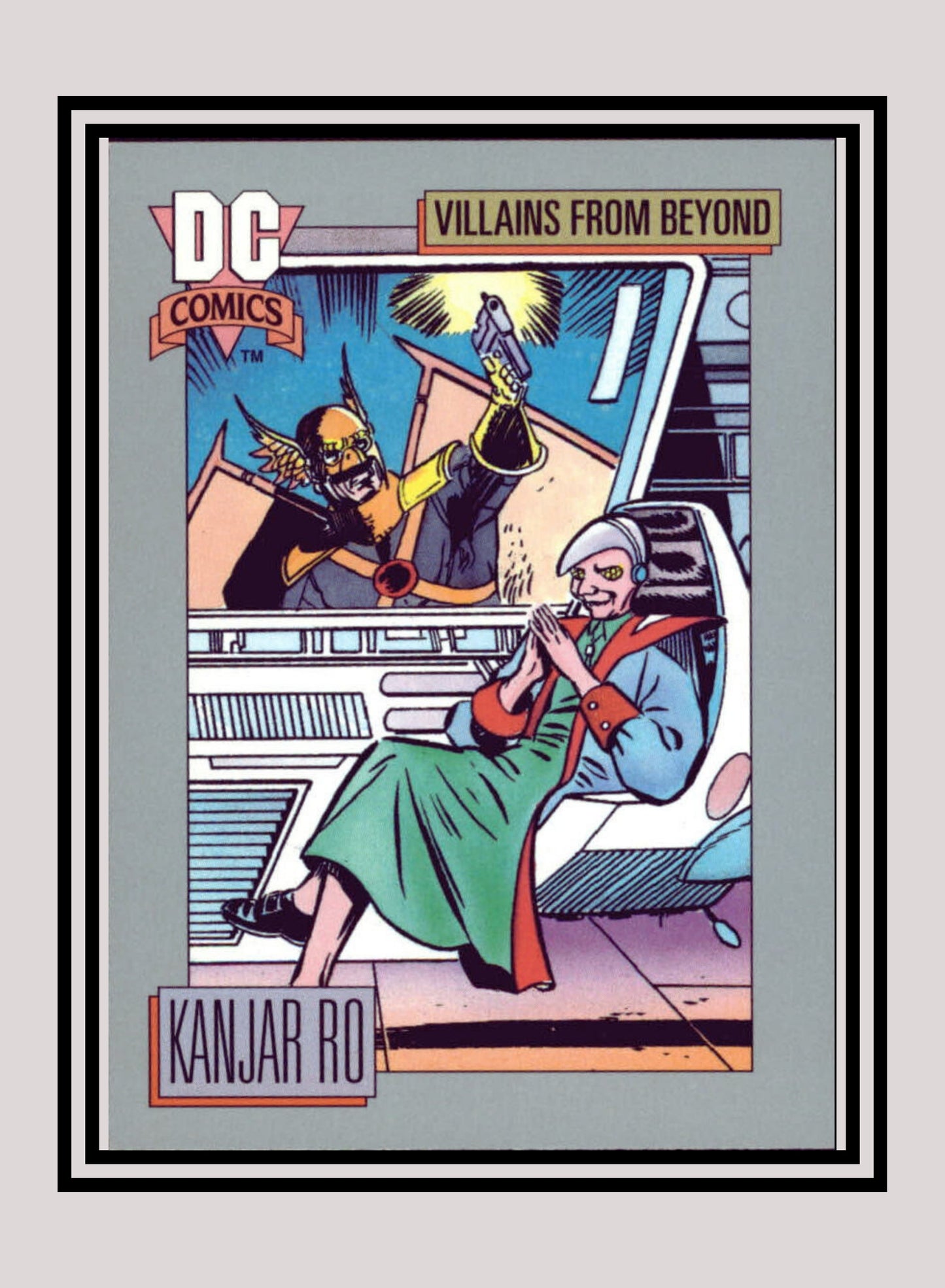 DC! 1x Kanjar Ro - Base (#134 - 1991 Impel DC Cosmic Cards)