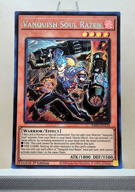Yugioh! 1x Vanquish Soul Razen (RA05 - Secret Rare) 1st Edition