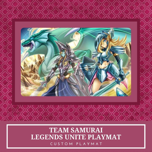 Yugioh! 1x Team Samurai Legends Unite (Custom Playmat)