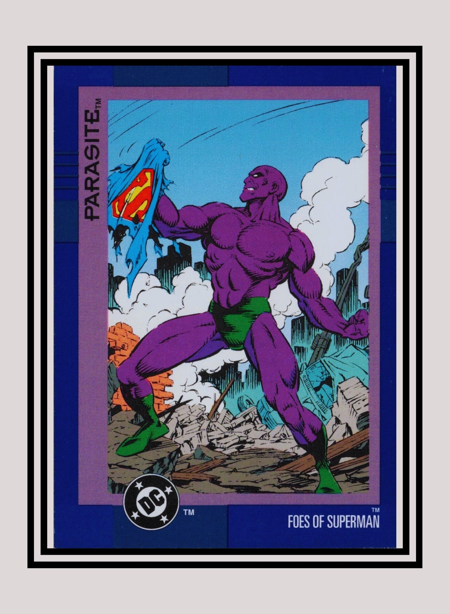 DC! 1x Parasite - Base (#135 - 1993 Skybox DC Cosmic Teams)