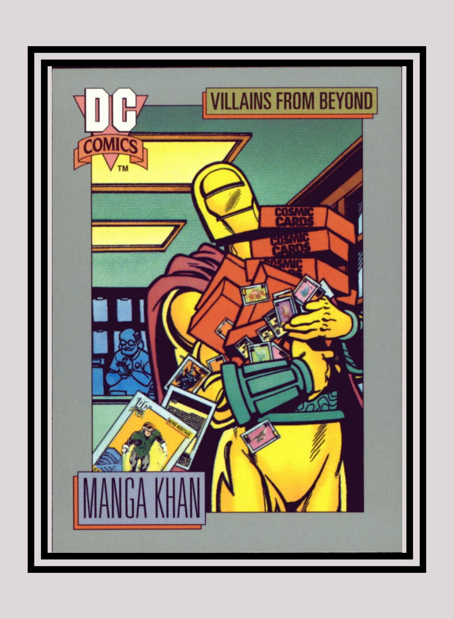 DC! 1x Manga Khan - Base (#135 - 1991 Impel DC Cosmic Cards)