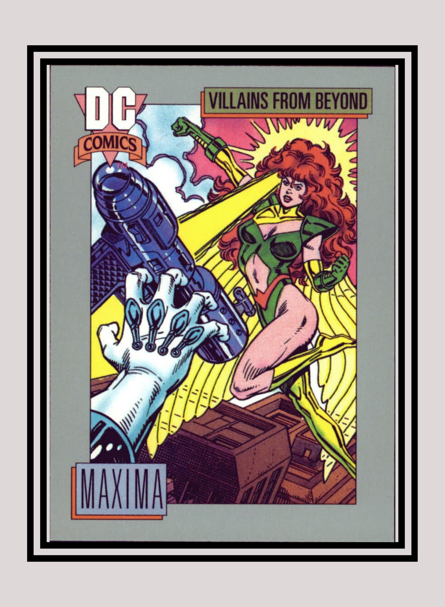 DC! 1x Maxima - Base (#136 - 1991 Impel DC Cosmic Cards)