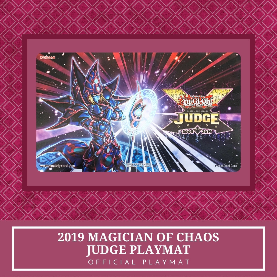 Yugioh! 1x 2019 Magician of Chaos Judge SEALED (Official Playmat)