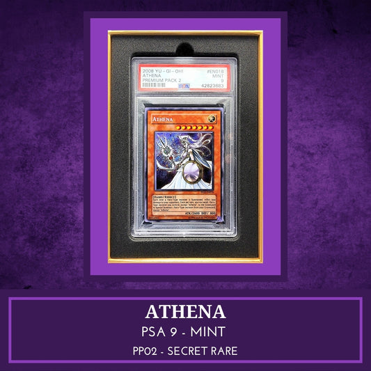 Yugioh! 1x Athena PSA 9 (PP02 - Secret Rare)