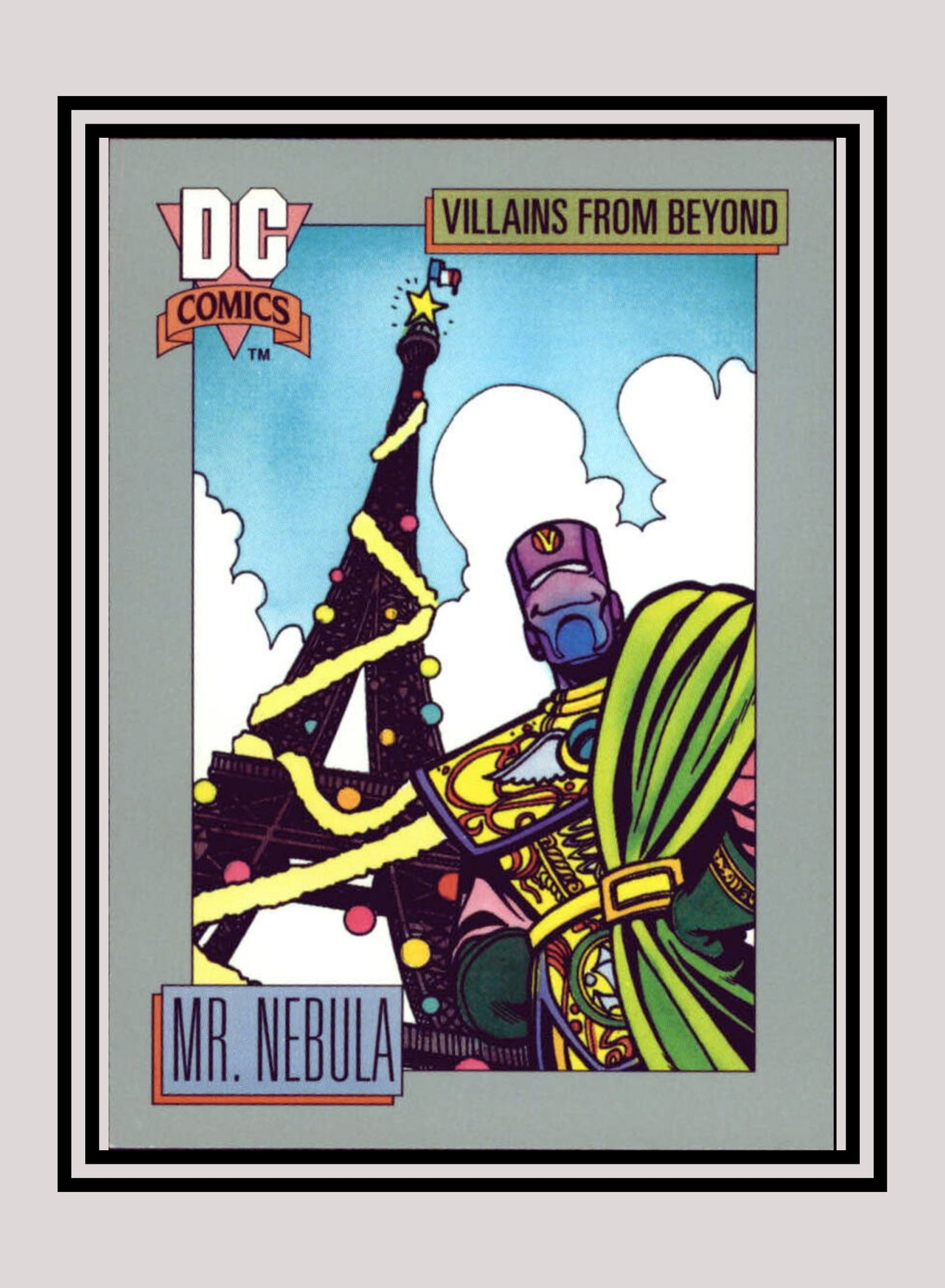 DC! 1x Mr. Nebula - Base (#137 - 1991 Impel DC Cosmic Cards)