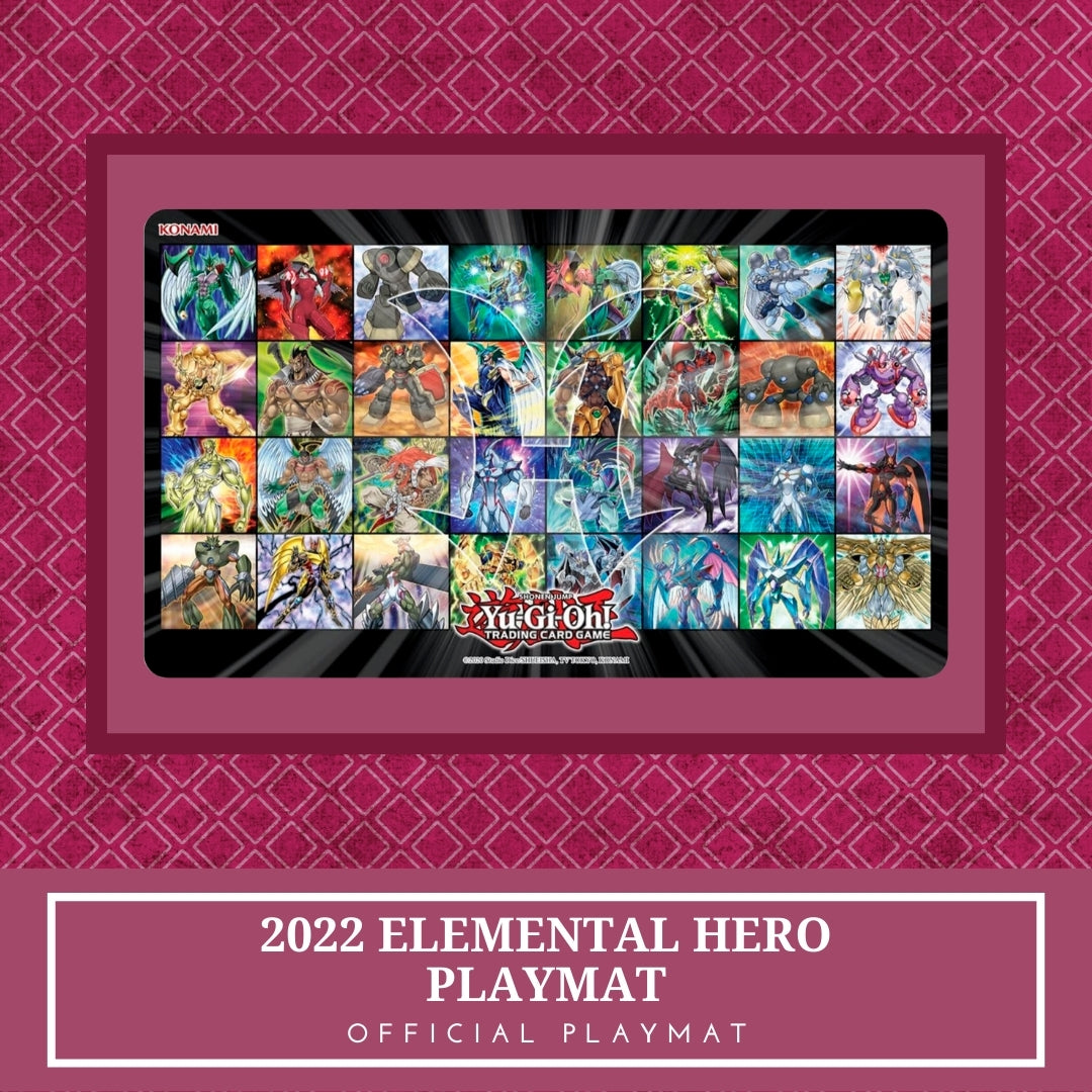 Yugioh! 1x 2022 Elemental Hero SEALED (Official Playmat)