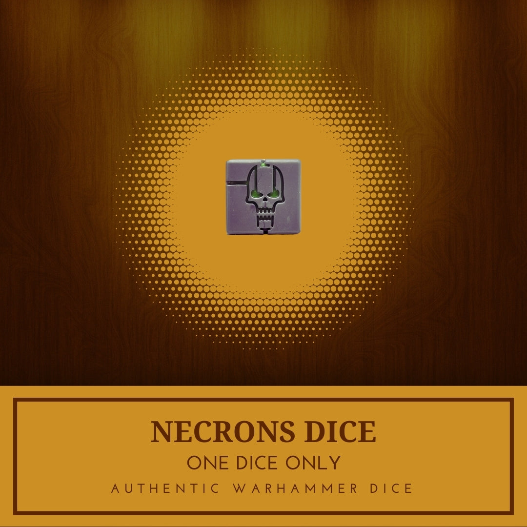 1x Necrons Dice - Warhammer 40K