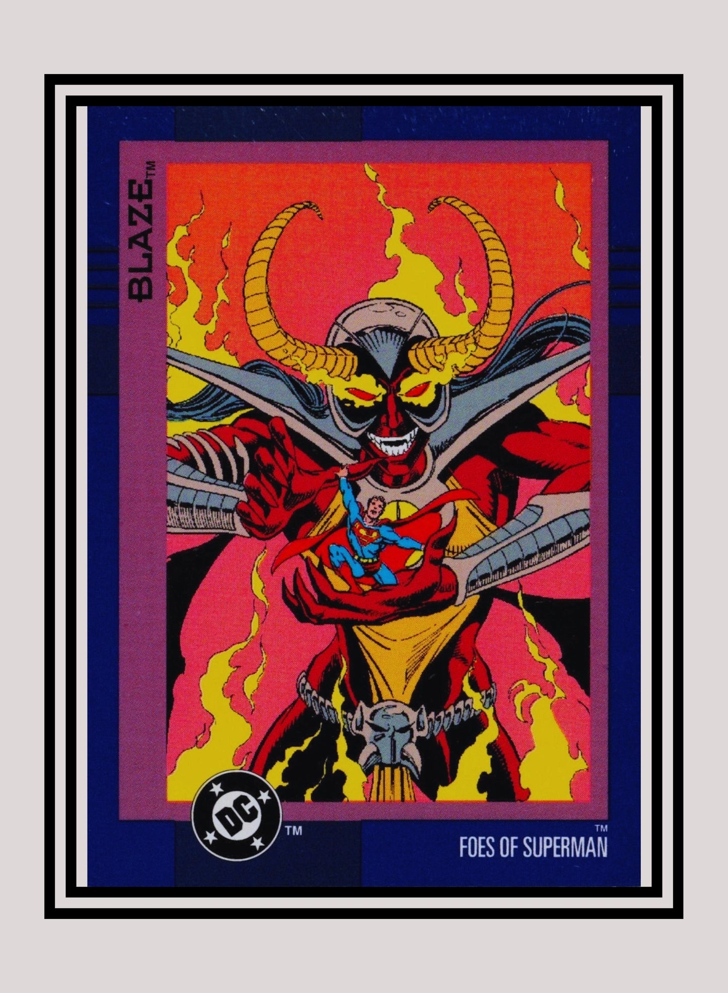 DC! 1x Blaze - Base (#138 - 1993 Skybox DC Cosmic Teams)