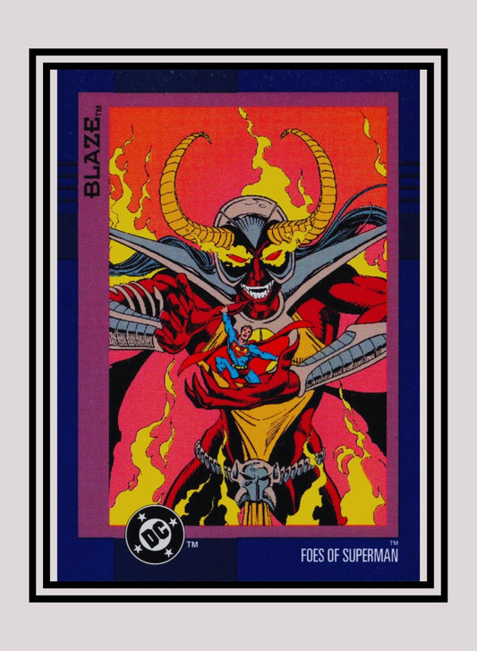 DC! 1x Blaze - Base (#138 - 1993 Skybox DC Cosmic Teams)