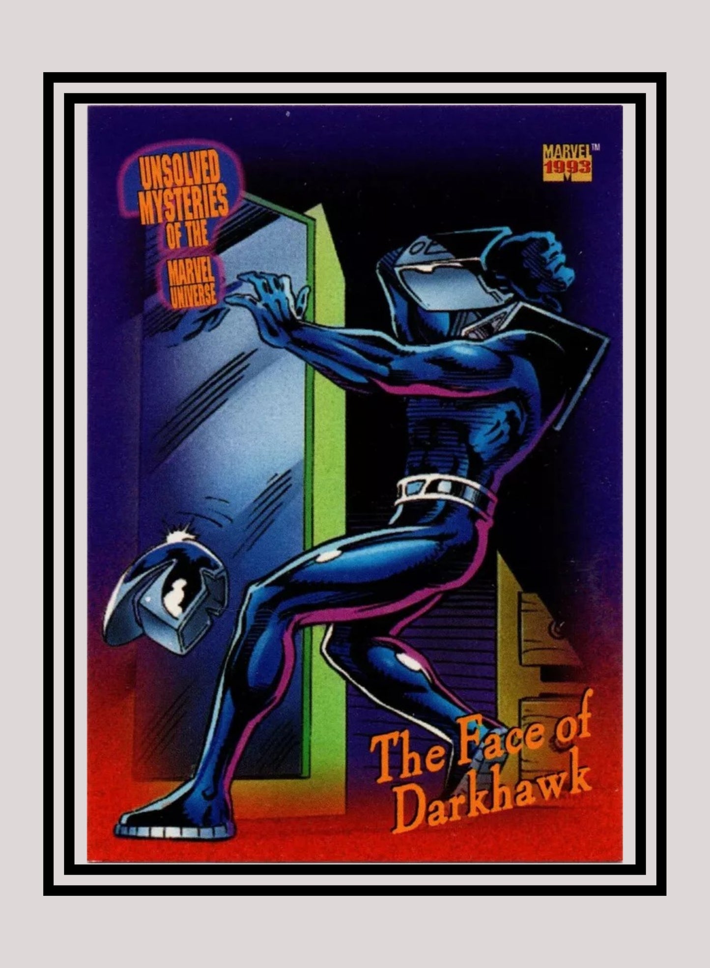 Marvel! 1x The Face of Darkhawk - Base (#138 - 1993 Skybox Marvel Universe Series 4)