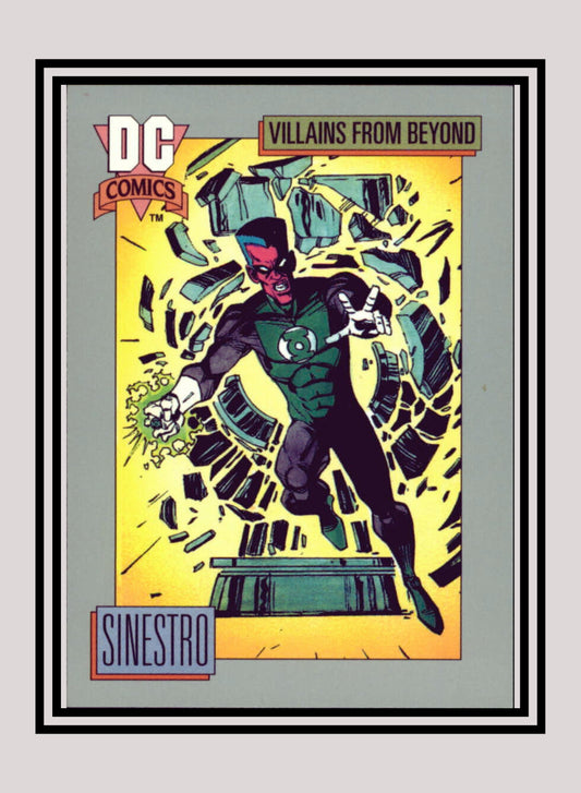 DC! 1x Sinestro - Base (#138 - 1991 Impel DC Cosmic Cards)