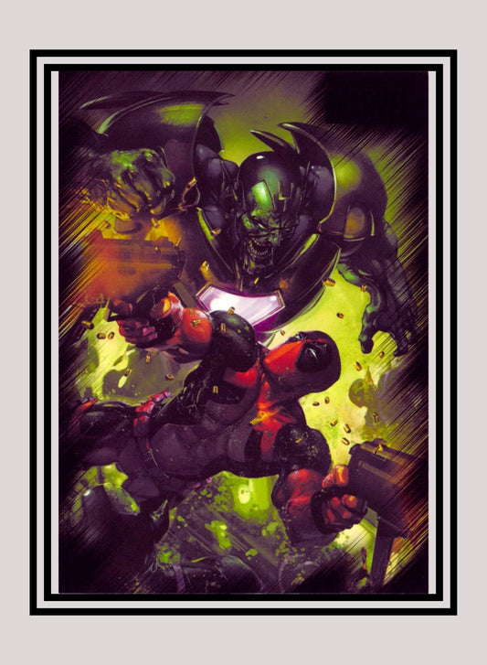 Marvel! 1x Deadpool vs. Skrull - Base (#13 - 2010 Rittenhouse Marvel Heroes & Villains)