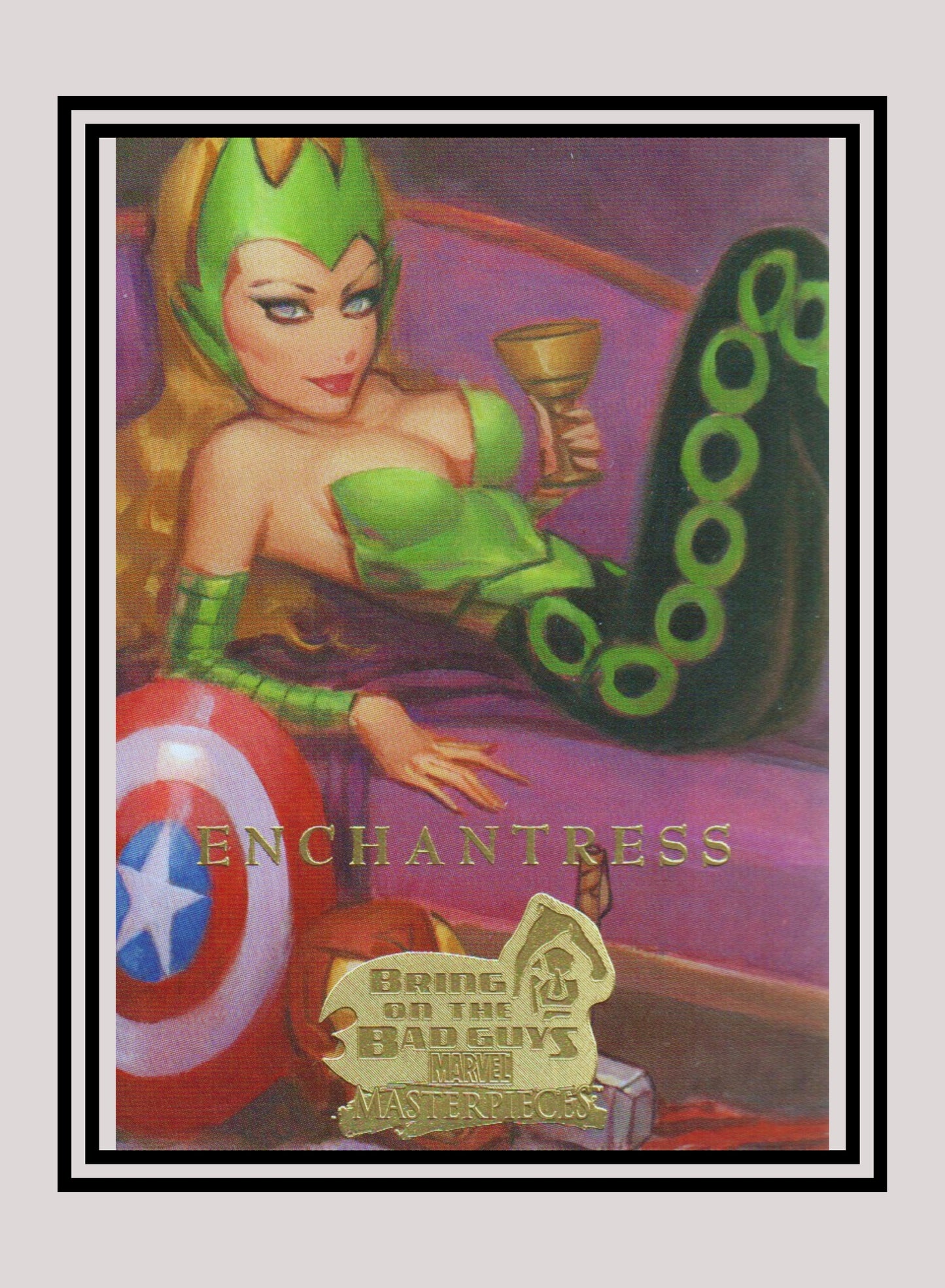 Marvel! 1x Enchantress - Base (#13 - 2008 Upper Deck Marvel Masterpieces Series 3)