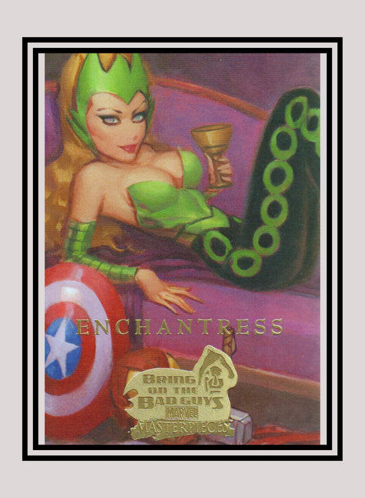 Marvel! 1x Enchantress - Base (#13 - 2008 Upper Deck Marvel Masterpieces Series 3)