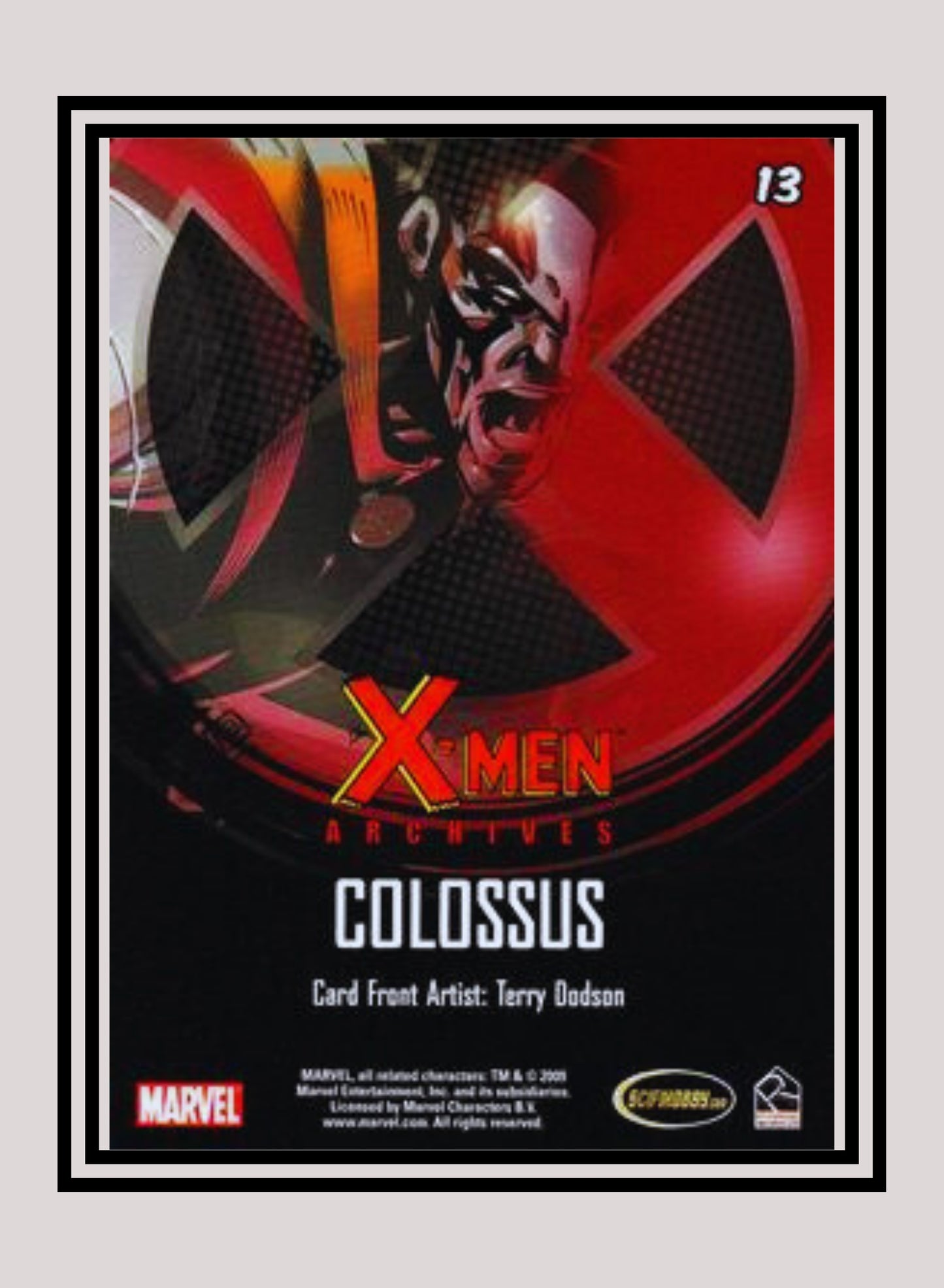 Marvel! 1x Colossus - Base (#13 - 2009 Rittenhouse X-Men Archives)