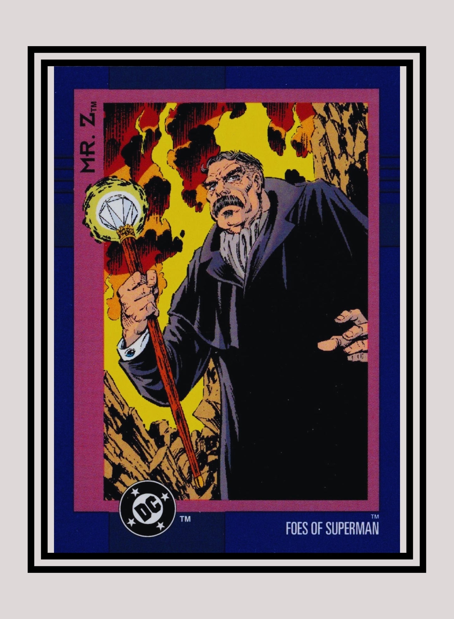 DC! 1x Mr. Z - Base (#140 - 1993 Skybox DC Cosmic Teams)