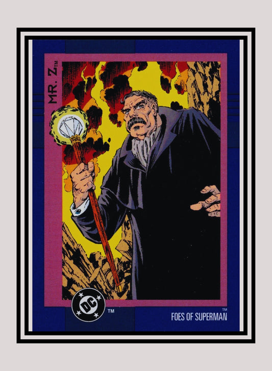 DC! 1x Mr. Z - Base (#140 - 1993 Skybox DC Cosmic Teams)
