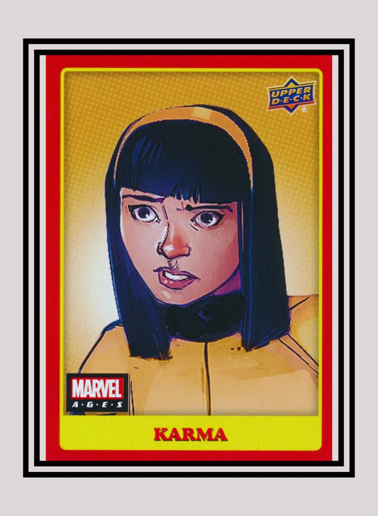 Marvel! 1x Karma - Photo Variants (#140 - 2020 Upper Deck Marvel Ages)