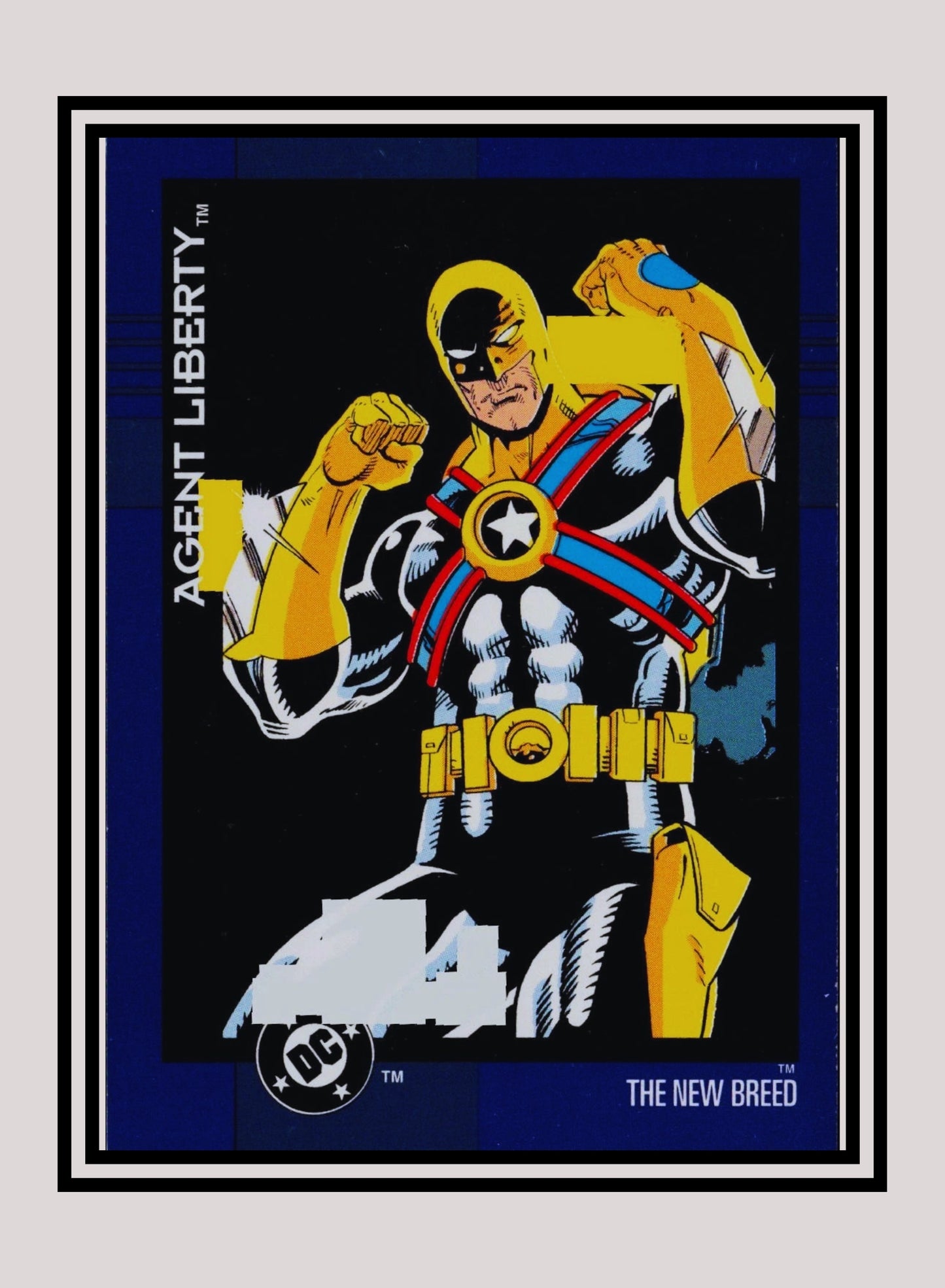 DC! 1x Agent Liberty - Base (#141 - 1993 Skybox DC Cosmic Teams)