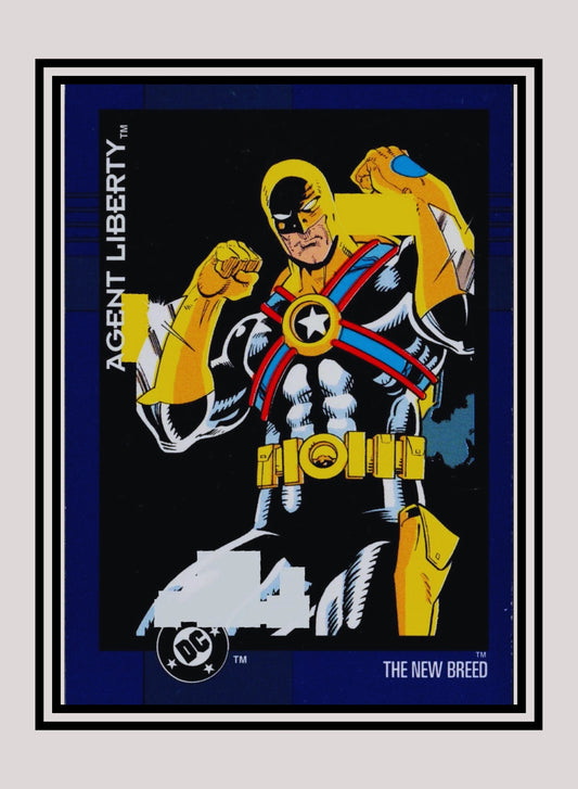 DC! 1x Agent Liberty - Base (#141 - 1993 Skybox DC Cosmic Teams)