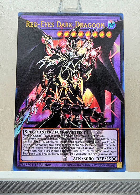 Yugioh! 1x Red-Eyes Dark Dragoon Extended Art (RA05 - Ultra Rare) 1st Edition