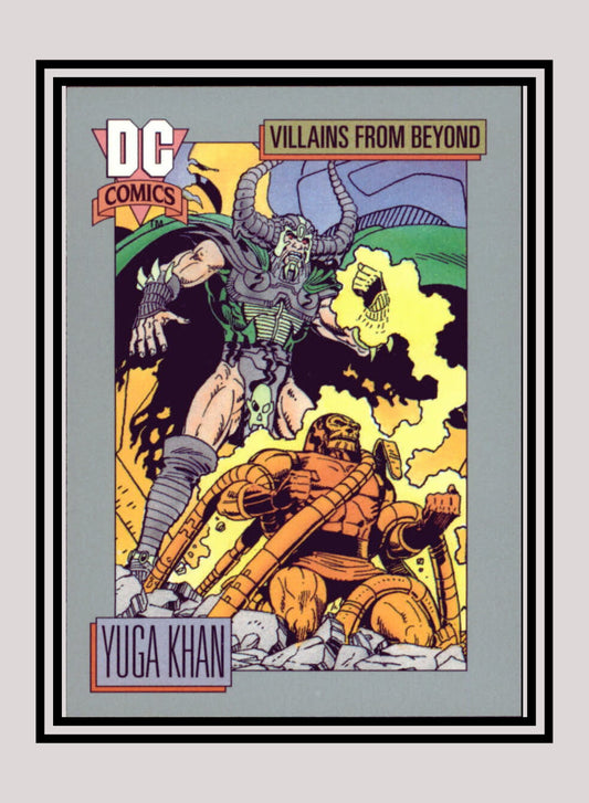 DC! 1x Yuga Khan - Base (#141 - 1991 Impel DC Cosmic Cards)