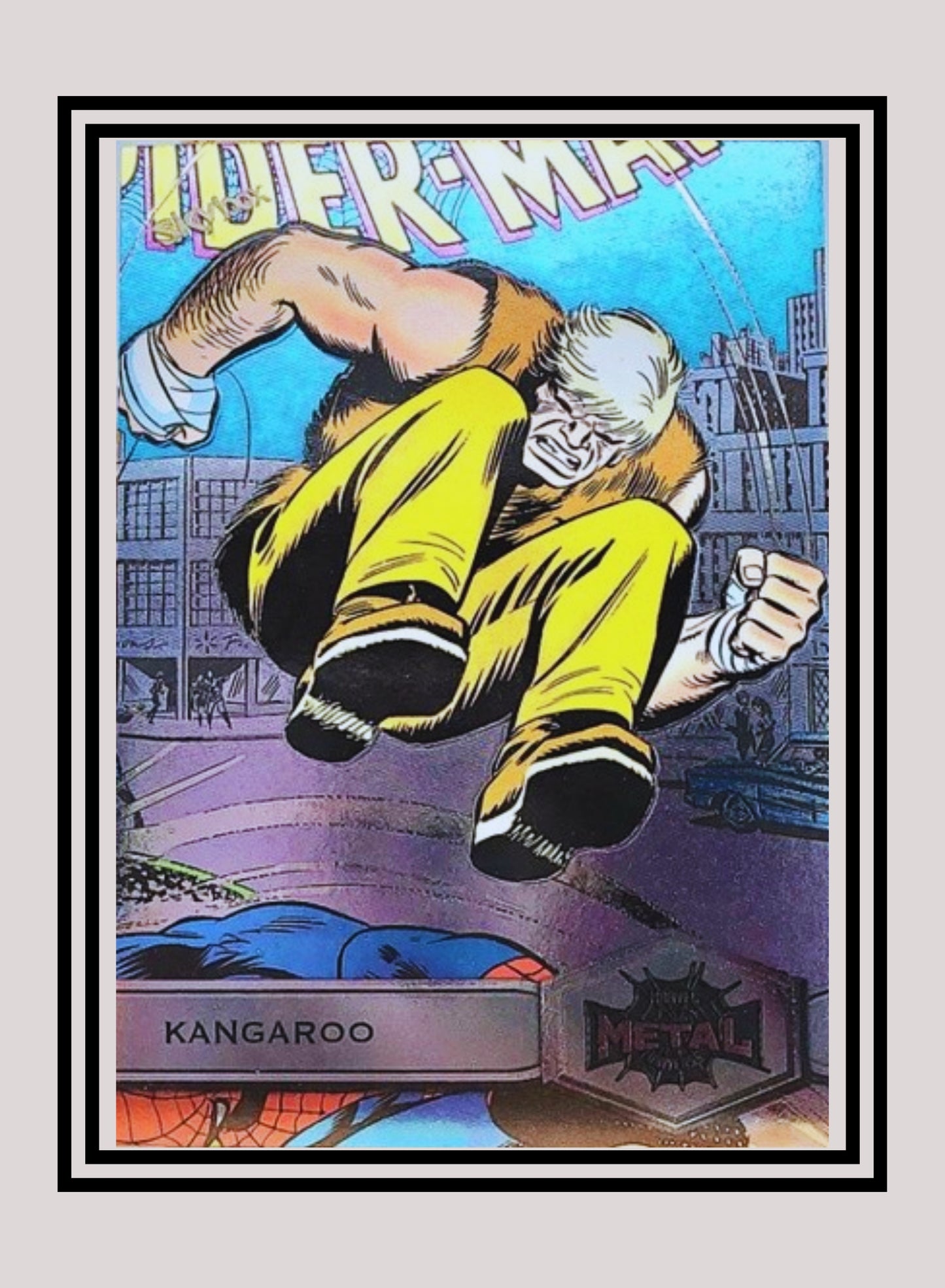 Marvel! 1x Kangaroo - Base High Series (#141 - 2021 Upper Deck Spiderman Metal Universe)