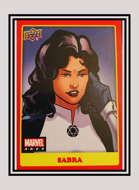 Marvel! 1x Sabra - Photo Variants (#141 - 2020 Upper Deck Marvel Ages)