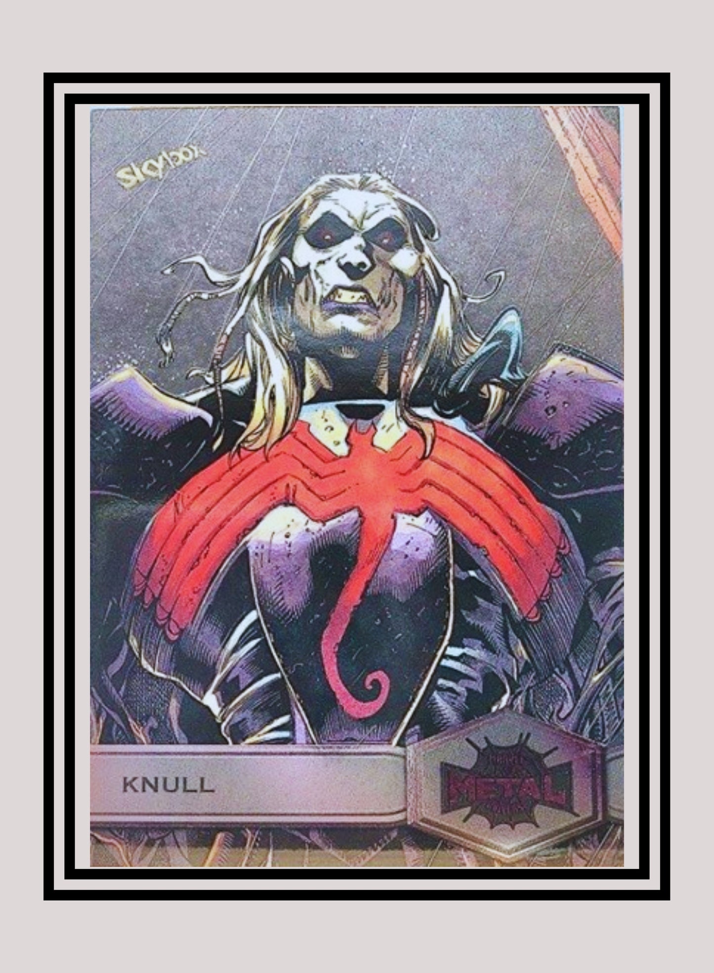 Marvel! 1x Knull - Base High Series (#142 - 2021 Upper Deck Spiderman Metal Universe)