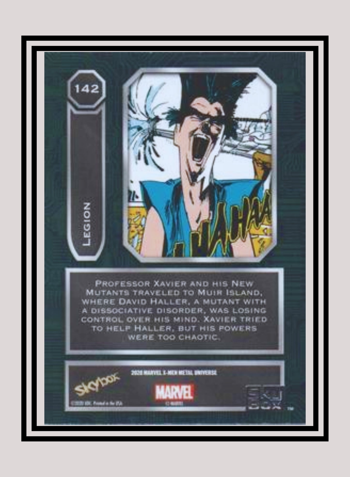 Marvel! 1x Legion - Base High Series (#142 - 2021 Upper Deck X-Men Metal Universe)