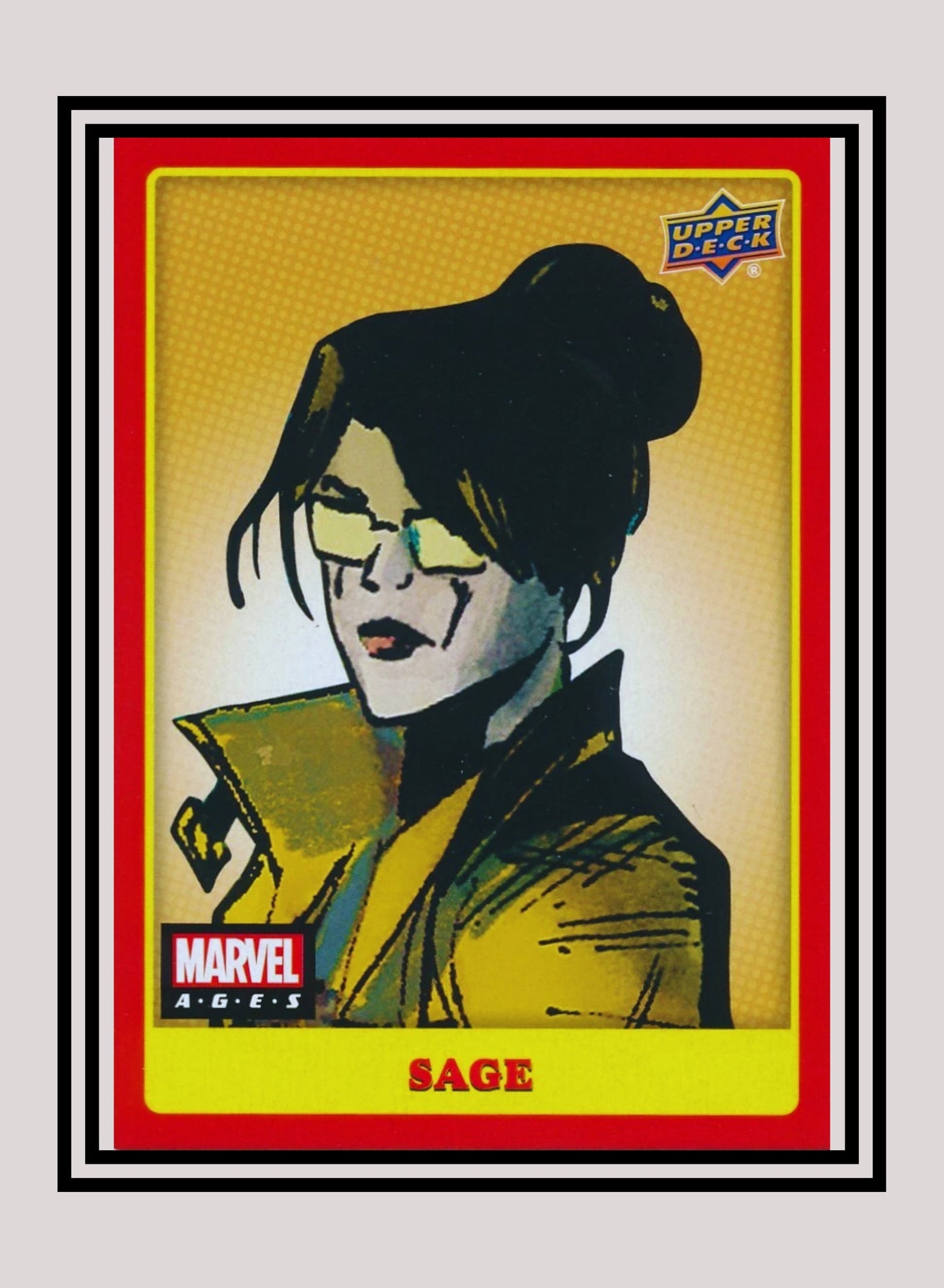 Marvel! 1x Sage - Photo Variants (#143 - 2020 Upper Deck Marvel Ages)