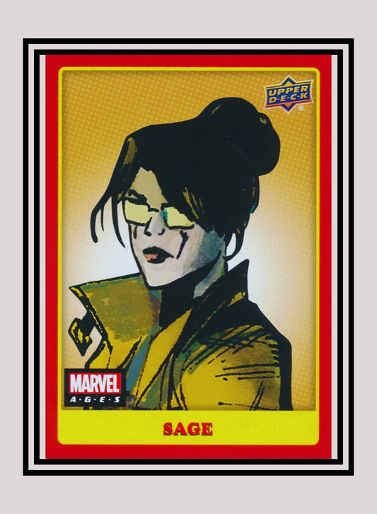Marvel! 1x Sage - Photo Variants (#143 - 2020 Upper Deck Marvel Ages)