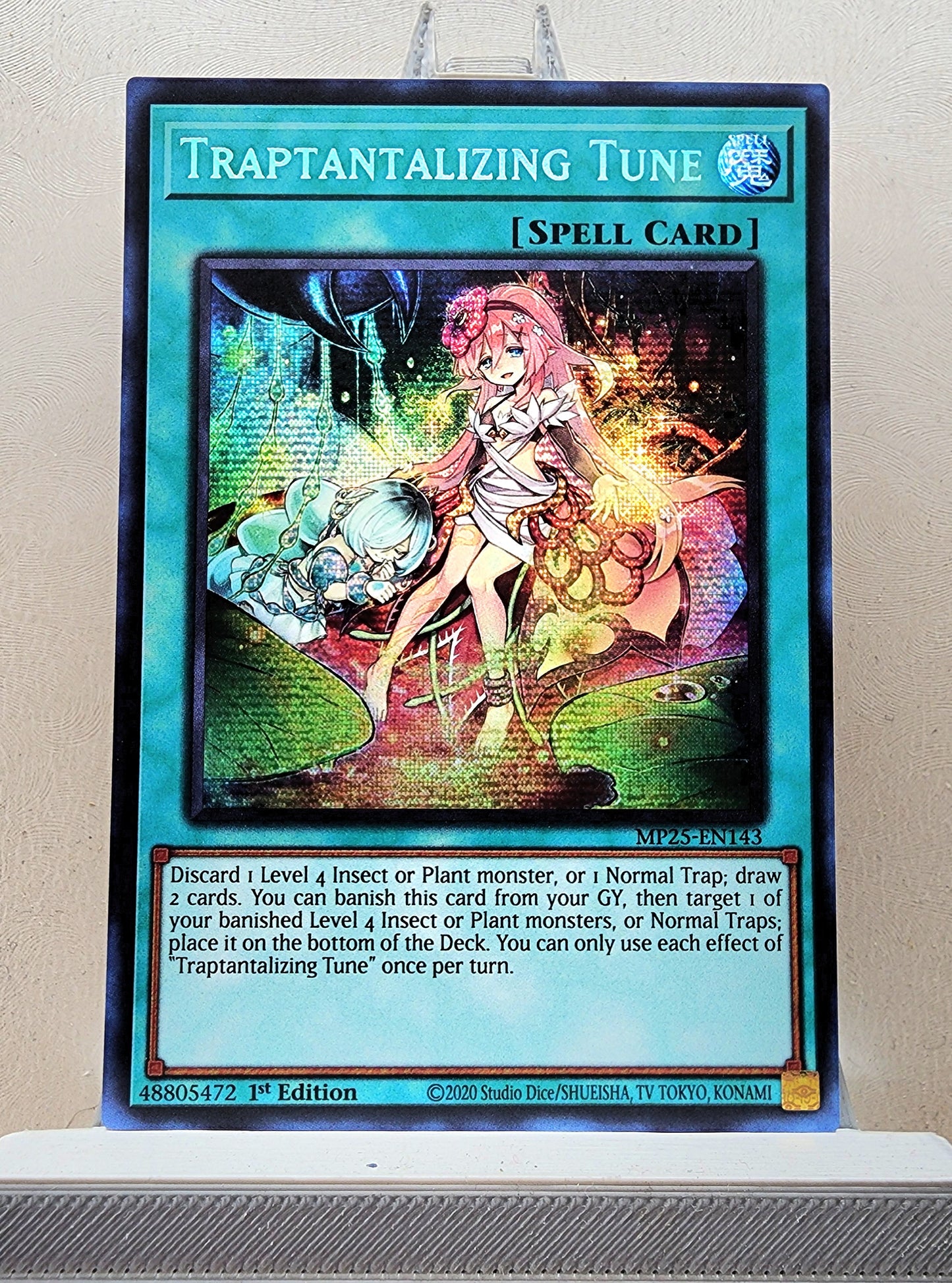 Yugioh! 1x Traptantalizing Tune (MP25 - Prismatic Secret Rare) 1st Edition
