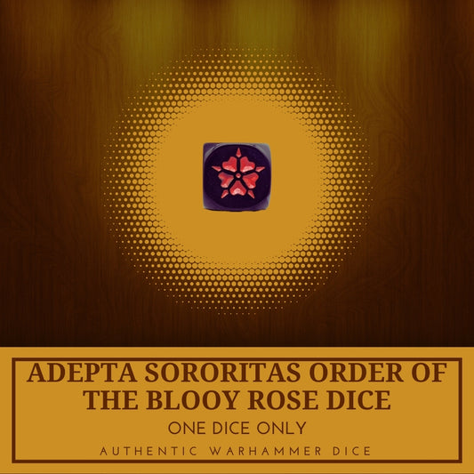 1x Adepta Sororitas Order of the Bloody Rose Dice - Warhammer 40K