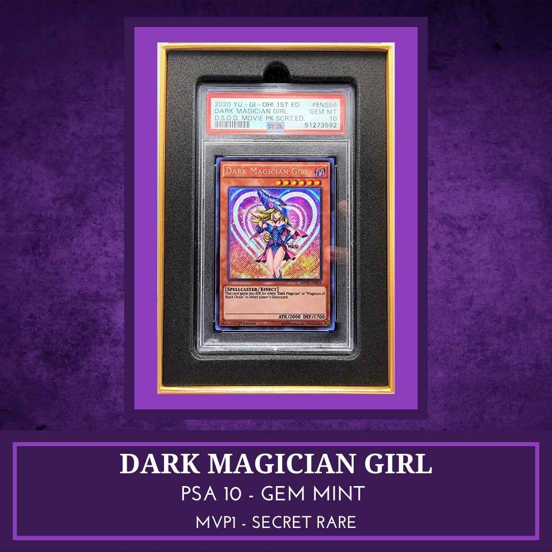 Yugioh! 1x Dark Magician Girl PSA 10 (MVP1 - Secret Rare)