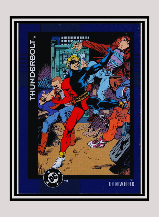 DC! 1x Thunderbolt - Base (#145 - 1993 Skybox DC Cosmic Teams)