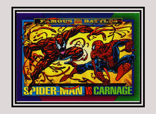 Marvel! 1x Spider-Man vs Carnage - Base (#145 - 1993 Skybox Marvel Universe Series 4)