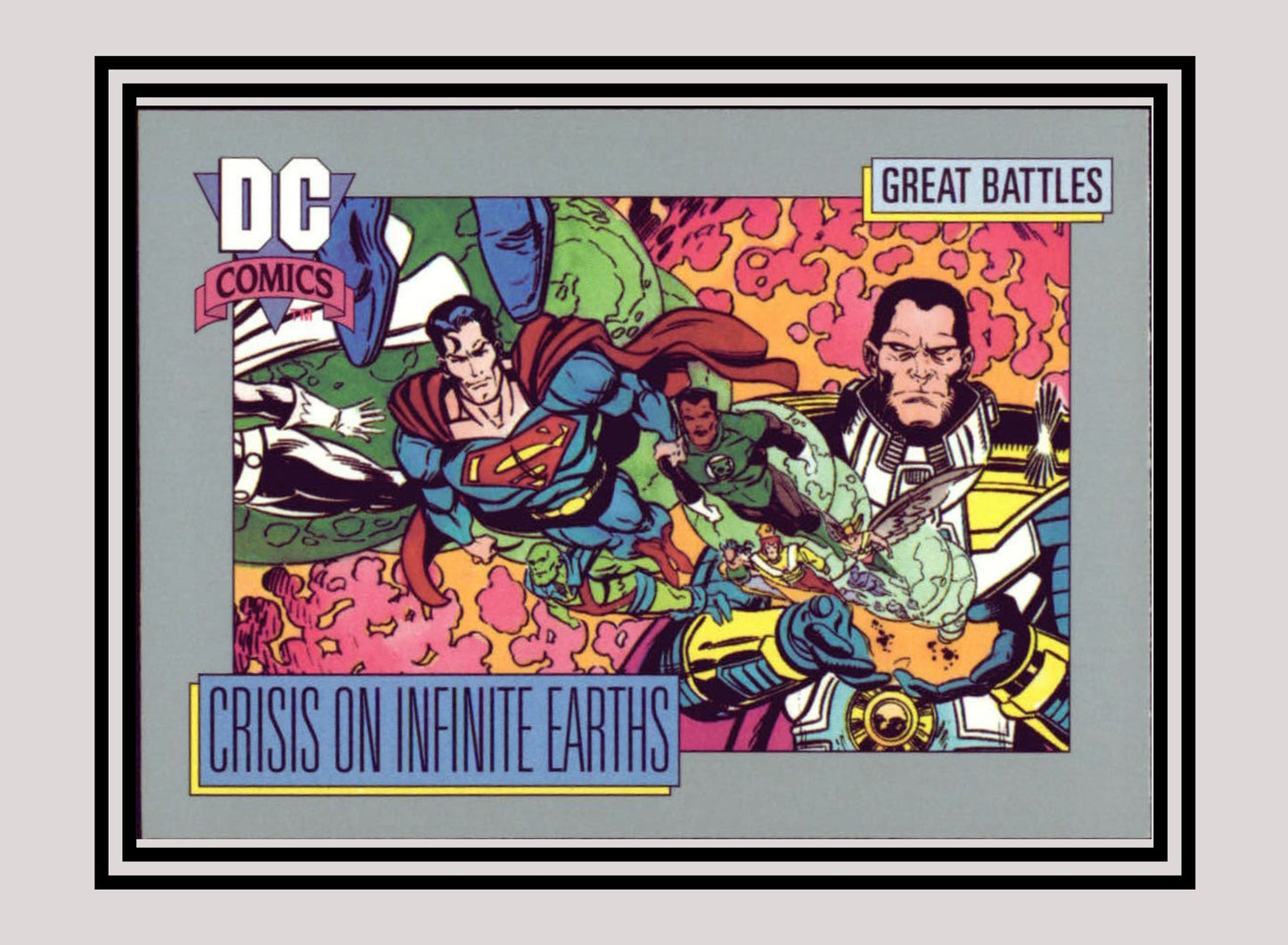 DC! 1x Crisis on Infinite Earths (Card A) - Base (#145 - 1991 Impel DC Cosmic Cards)