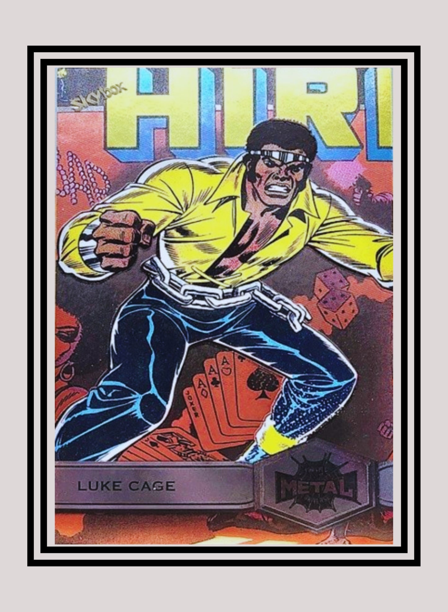 Marvel! 1x Luke Cage - Base High Series (#145 - 2021 Upper Deck Spiderman Metal Universe)