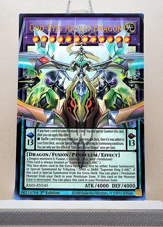 Yugioh! 1x Odd-Eyes Arcray Dragon Extended Art (RA05 - Ultra Rare) 1st Edition