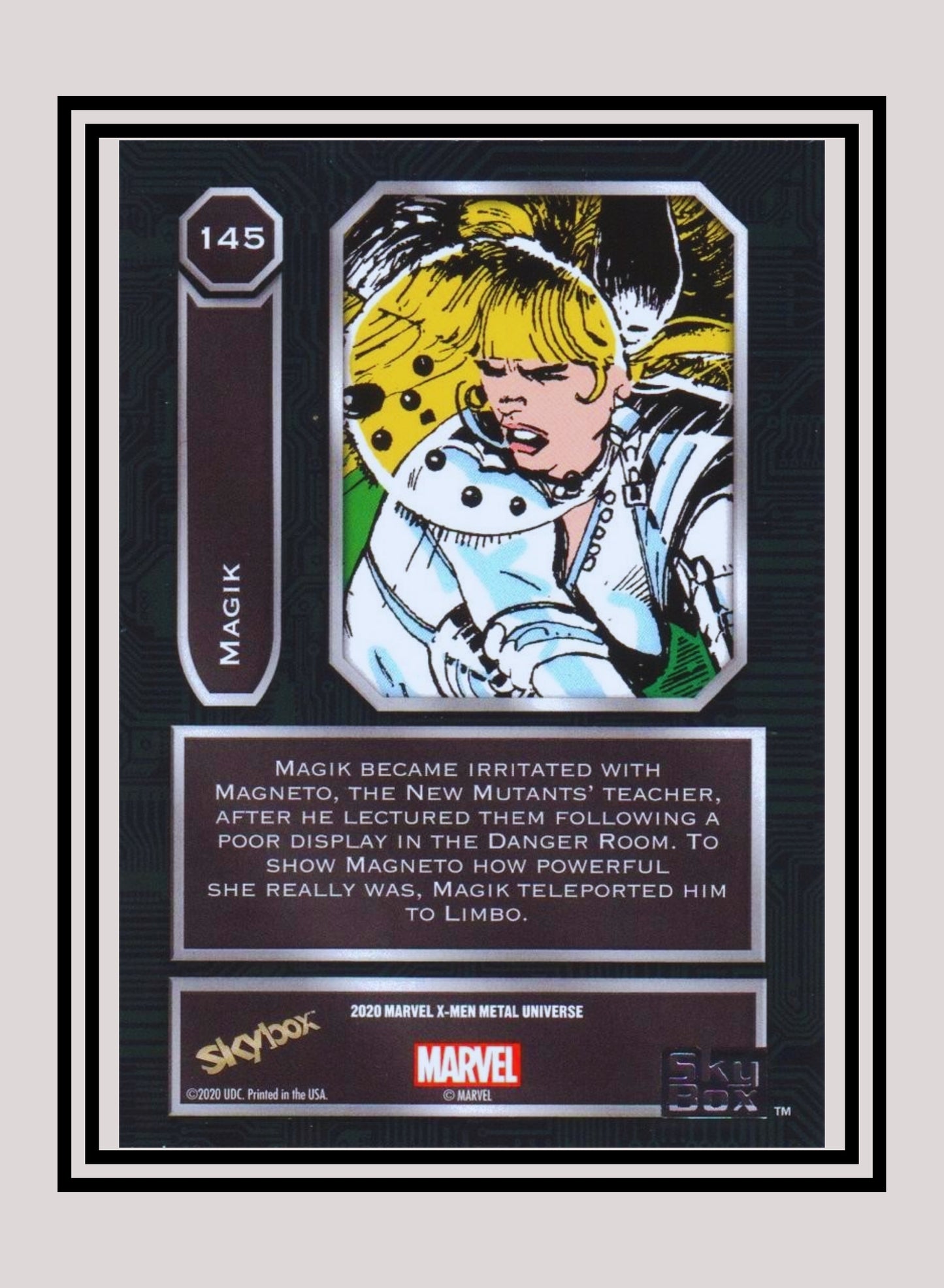 Marvel! 1x Magik - Base High Series (#145 - 2021 Upper Deck X-Men Metal Universe)