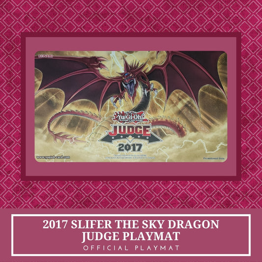 Yugioh! 1x 2017 Slifer the Sky Dragon Judge (Official Playmat)