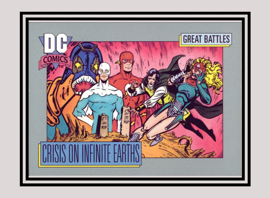 DC! 1x Crisis on Infinite Earths (Card B) - Base (#146 - 1991 Impel DC Cosmic Cards)