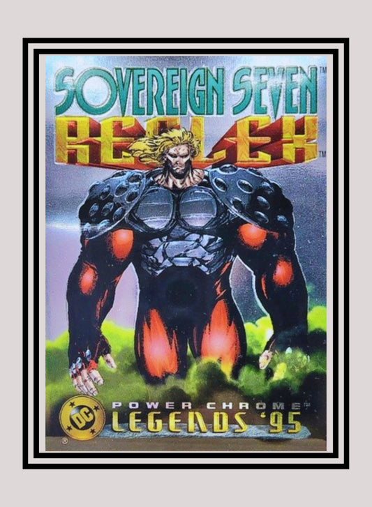 DC! 1x Reflex - Power Chrome (#146 - 1995 SkyBox DC Power Chrome Legends)