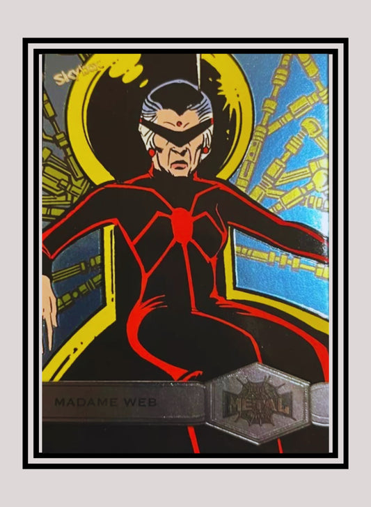 Marvel! 1x Madame Web - Base High Series (#146 - 2021 Upper Deck Spiderman Metal Universe)